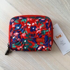Lug Splits Wallet - Wildflower Poppy